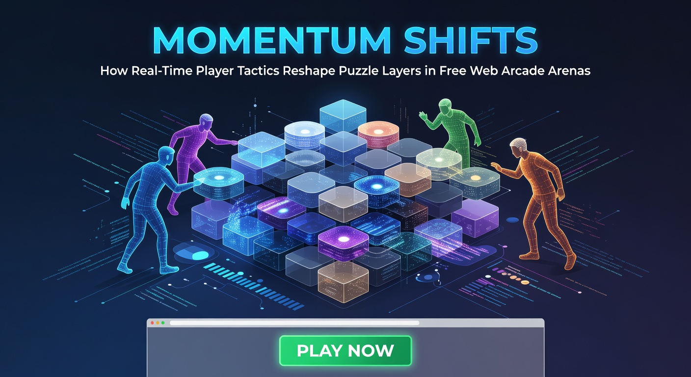 Players navigating layered puzzles with real-time tactic adjustments in a free web arcade arena