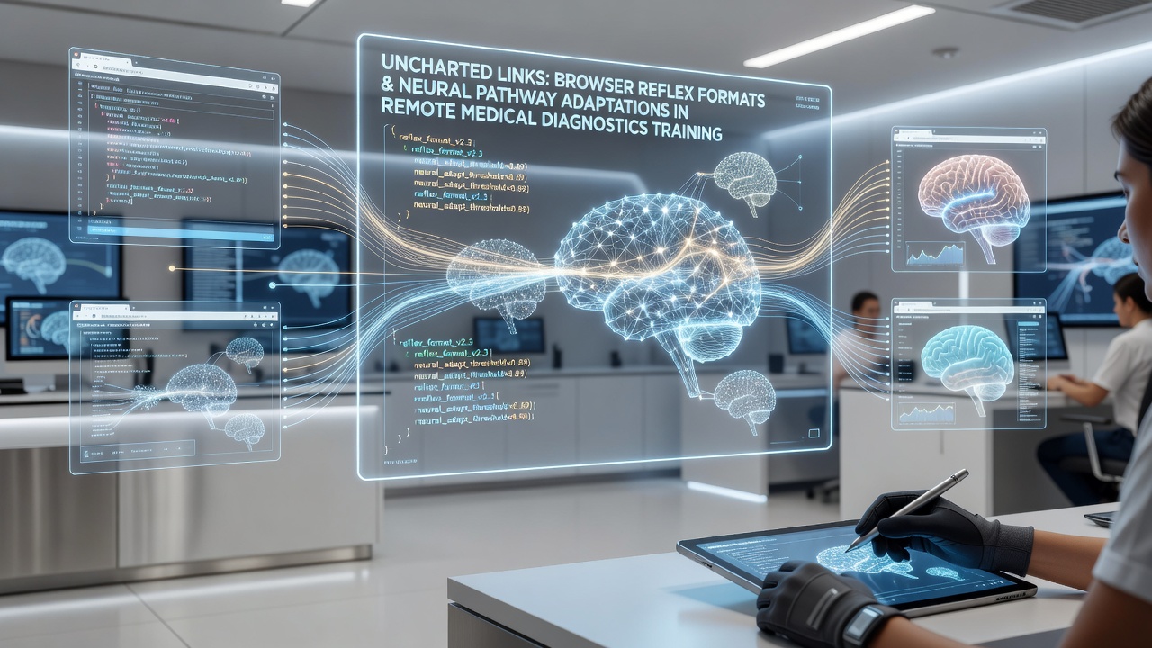 Browser-based reflex training interface used in medical diagnostics programs showing quick response modules